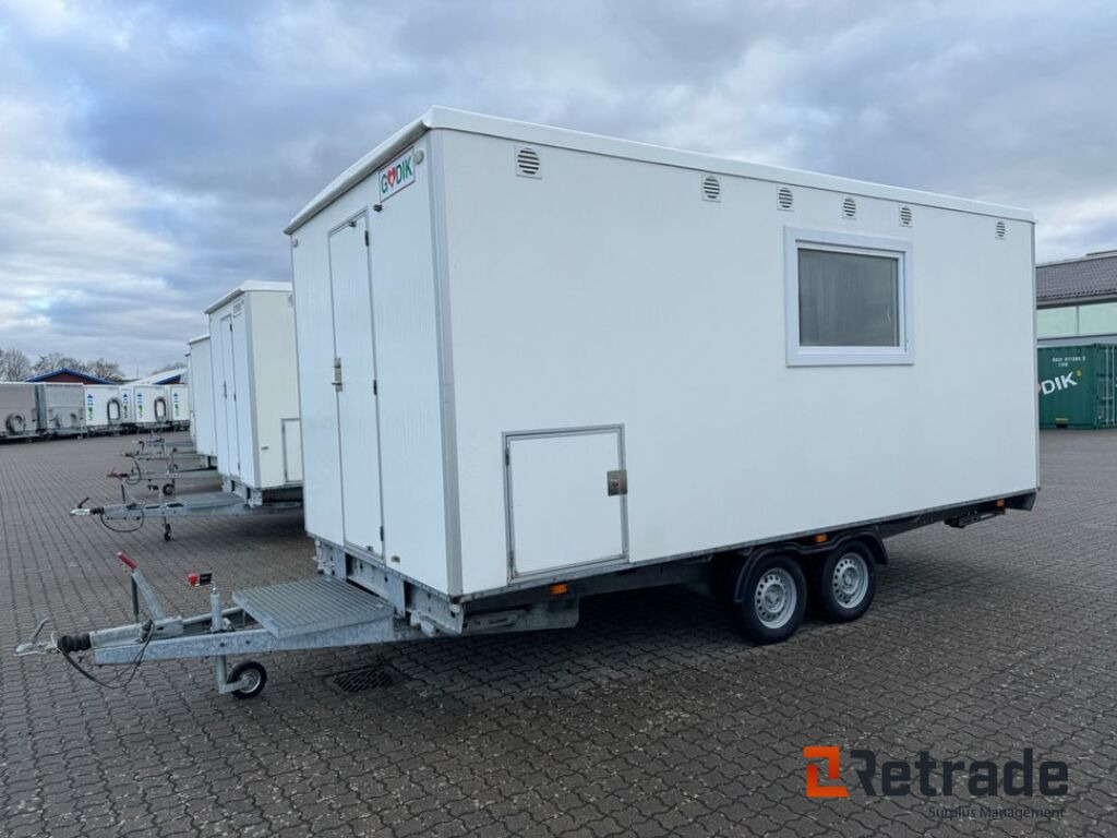 Scanvogn 1900 kontor vogn m. 1/rum (0025175) - Wohncontainer, Anhänger: das Bild 1 Scanvogn 1900 kontor vogn m. 1/rum (0025175) - Wohncontainer, Anhänger: das Bild 1