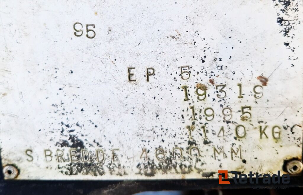 Snøryddingsutstyr Epoke Epoke EPS Snøplog - Baugeräte: das Bild 4 Snøryddingsutstyr Epoke Epoke EPS Snøplog - Baugeräte: das Bild 4