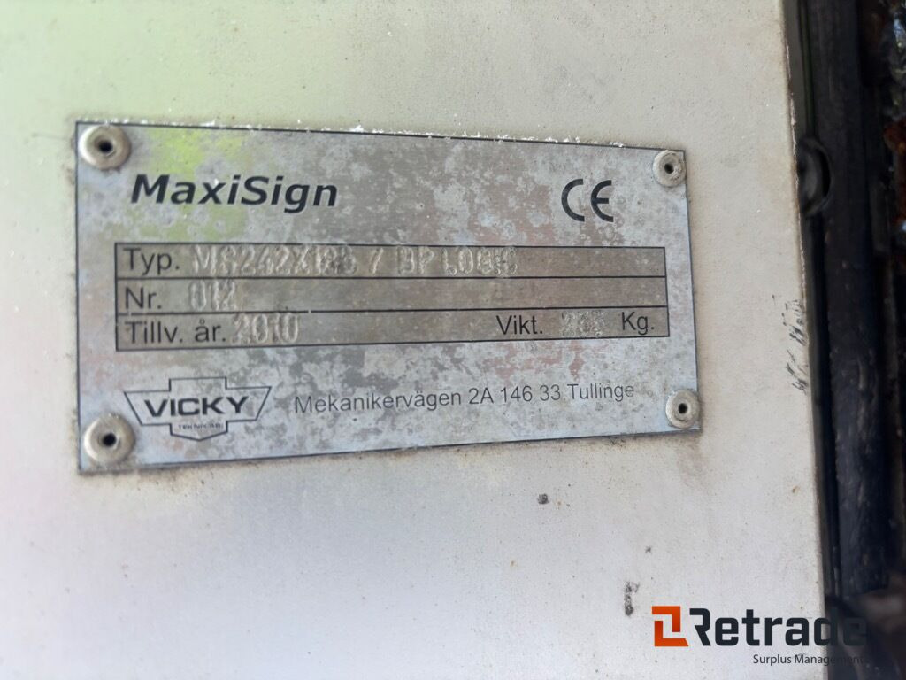 TMA skylt / kudde Maxi sign bp logic / Alpa 2001 MD TMA - Baugeräte: das Bild 4 TMA skylt / kudde Maxi sign bp logic / Alpa 2001 MD TMA - Baugeräte: das Bild 4
