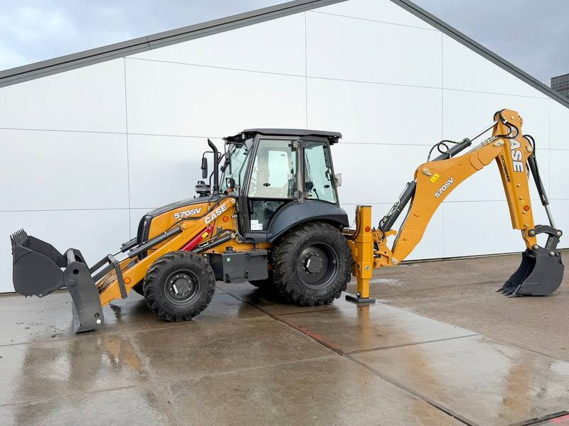 Baggerlader Case 570SV 4WD - 4/1 Bucket / Telescopic Boom / AC: das Bild 1