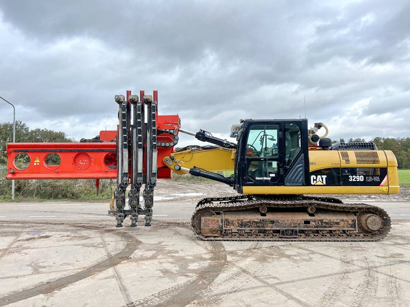 Cat 329D + Wimmer Jura Luna 3.100 Surface Drill Rig - Kettenbagger: das Bild 1 Cat 329D + Wimmer Jura Luna 3.100 Surface Drill Rig - Kettenbagger: das Bild 1