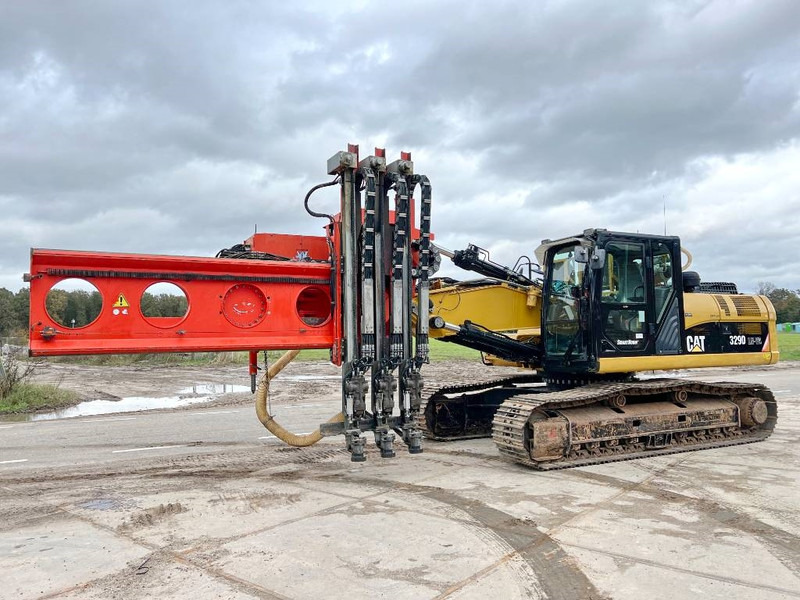Cat 329D + Wimmer Jura Luna 3.100 Surface Drill Rig - Kettenbagger: das Bild 2 Cat 329D + Wimmer Jura Luna 3.100 Surface Drill Rig - Kettenbagger: das Bild 2