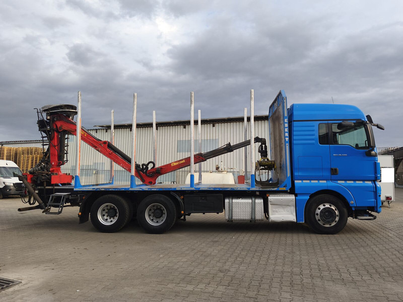 MAN TGX 26.500 Holz-LKW Euro6 6x4 Holztransporter m Palfinger (16) - Holztransporter, Autokran: das Bild 4 MAN TGX 26.500 Holz-LKW Euro6 6x4 Holztransporter m Palfinger (16) - Holztransporter, Autokran: das Bild 4