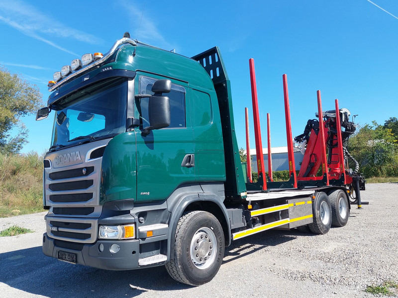 Scania R490 6x4 Euro 6 Kurzholz Palfinger AHK (2) - Holztransporter, Autokran: das Bild 1 Scania R490 6x4 Euro 6 Kurzholz Palfinger AHK (2) - Holztransporter, Autokran: das Bild 1
