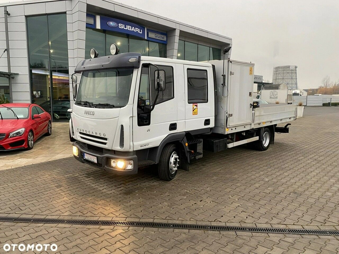 Iveco Eurocargo ML80E17 / HDS HMF / 1 Owner / Doka - Pritsche LKW, Autokran: das Bild 4 Iveco Eurocargo ML80E17 / HDS HMF / 1 Owner / Doka - Pritsche LKW, Autokran: das Bild 4