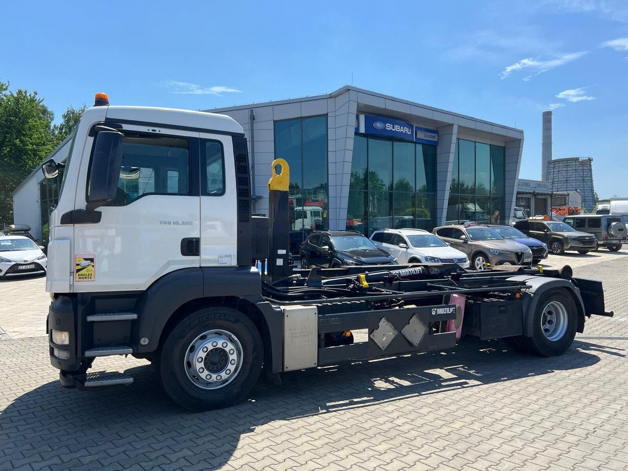 MAN TGS 18.320 NO Rust / Multilift Joab / BIG Wheelbase - Containerwagen/ Wechselfahrgestell LKW: das Bild 2 MAN TGS 18.320 NO Rust / Multilift Joab / BIG Wheelbase - Containerwagen/ Wechselfahrgestell LKW: das Bild 2