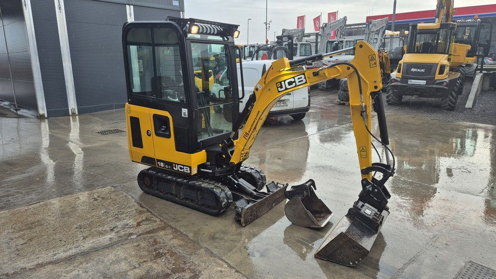 Minibagger JCB 16C-1 - 2021 Year - 935 Hours - Powertilt: das Bild 10