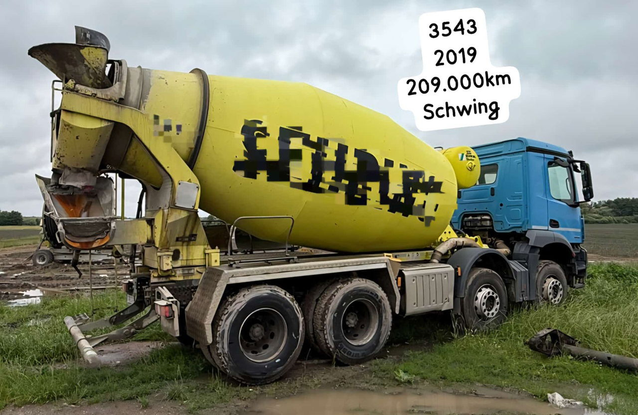 Mercedes-Benz Arocs 3543 8x4 schwing mixer 9m3 - Fahrmischer: das Bild 4 Mercedes-Benz Arocs 3543 8x4 schwing mixer 9m3 - Fahrmischer: das Bild 4