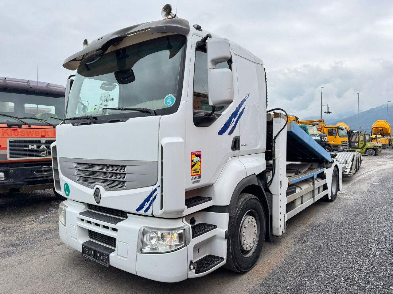 Renault Premium 460 4x2 LKW transporter + rolfo trailer - Autotransporter LKW: das Bild 1 Renault Premium 460 4x2 LKW transporter + rolfo trailer - Autotransporter LKW: das Bild 1