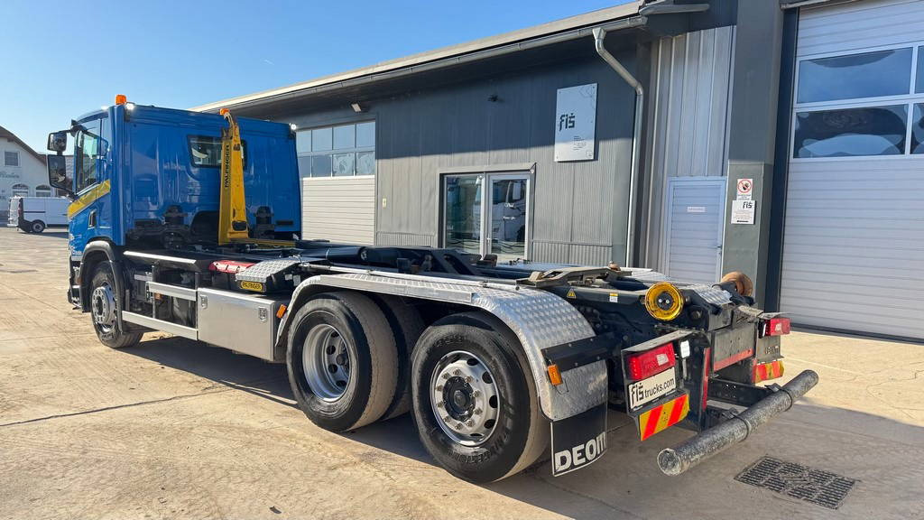 Containerwagen/ Wechselfahrgestell LKW Scania P 360 6x2 palfinger abroll tipper - steering axle: das Bild 6
