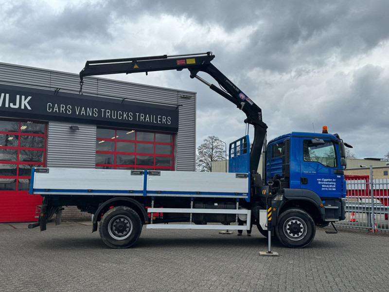 MAN TGM 18-290 4x4 Kraan met Open laadbak HMF Kraan 13 T - Autokran: das Bild 2 MAN TGM 18-290 4x4 Kraan met Open laadbak HMF Kraan 13 T - Autokran: das Bild 2