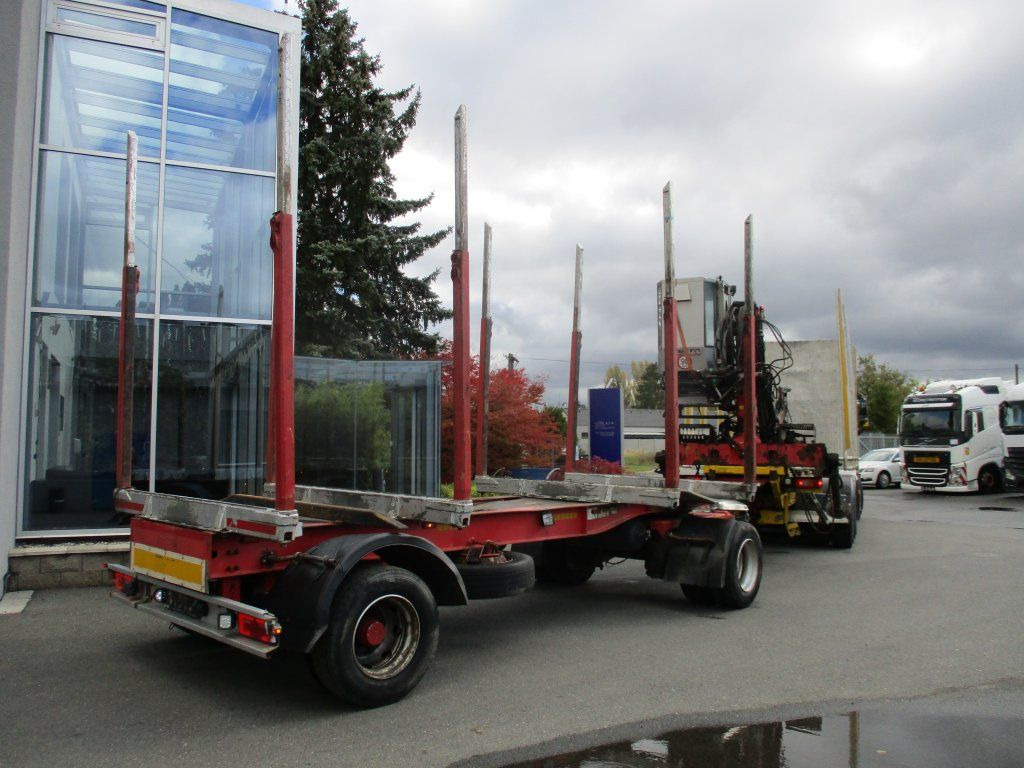Volvo FH 16 750 6x4 + Fliegl - Holztransporter, Autokran: das Bild 5 Volvo FH 16 750 6x4 + Fliegl - Holztransporter, Autokran: das Bild 5