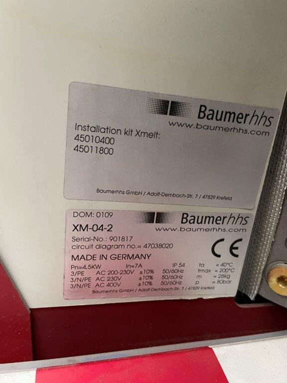 Baumer HHS PreMelter XMelt XM-04-2200 - Bindemaschine: das Bild 2 Baumer HHS PreMelter XMelt XM-04-2200 - Bindemaschine: das Bild 2