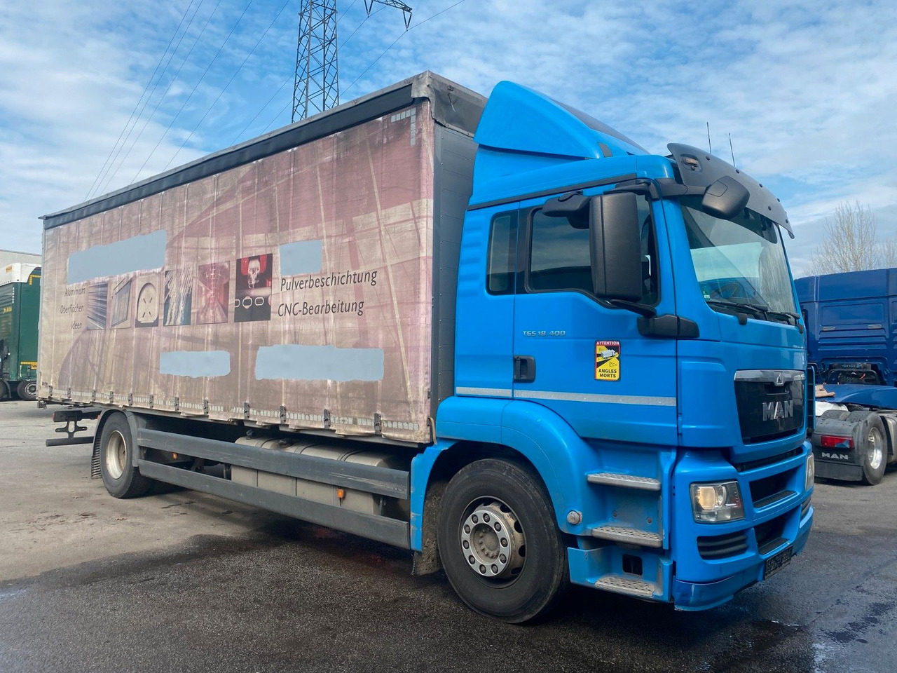 MAN 18.400 8m Lang/10t Nutzlast/2 Stück MAN 18.400 kein 18.440 2 x - Plane LKW: das Bild 3 MAN 18.400 8m Lang/10t Nutzlast/2 Stück MAN 18.400 kein 18.440 2 x - Plane LKW: das Bild 3