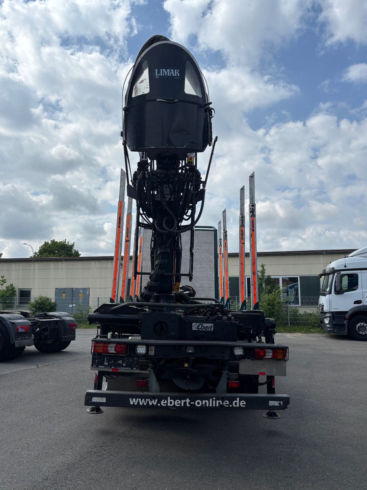 Holztransporter, Autokran Mercedes-Benz Arocs 6x4/Kran Cranab TZ 12.2: das Bild 9