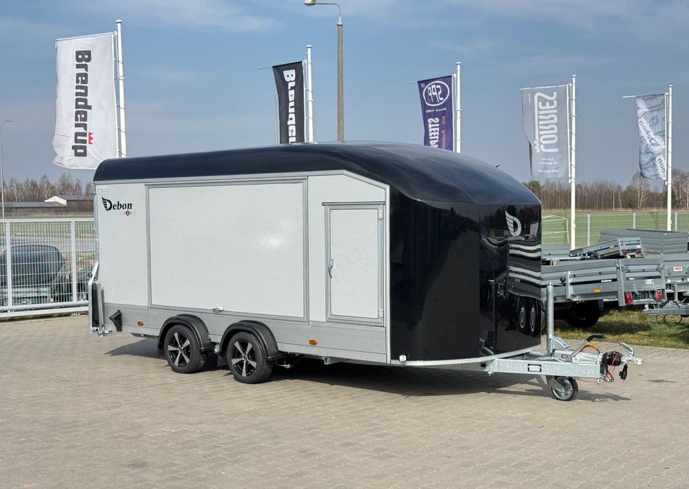 DEBON Debon C1000 - kryta laweta | 490 x 202 cm / 3500kg / felgi ALU / wciągarka elektryczna - Autotransporter Anhänger: das Bild 2 DEBON Debon C1000 - kryta laweta | 490 x 202 cm / 3500kg / felgi ALU / wciągarka elektryczna - Autotransporter Anhänger: das Bild 2