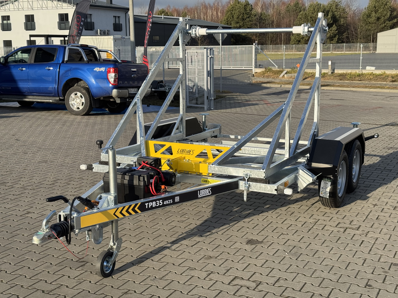 LORRIES TPB35-4925 + wciągarka elektryczna | 3500kg - Kabeltrommelanhänger: das Bild 3 LORRIES TPB35-4925 + wciągarka elektryczna | 3500kg - Kabeltrommelanhänger: das Bild 3