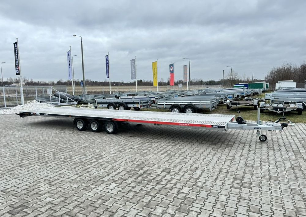 Lorries PL35-8521 laweta na dwa auta 3500kg wypełnienie podłogi ALU 3 osie - Autotransporter Anhänger: das Bild 2 Lorries PL35-8521 laweta na dwa auta 3500kg wypełnienie podłogi ALU 3 osie - Autotransporter Anhänger: das Bild 2