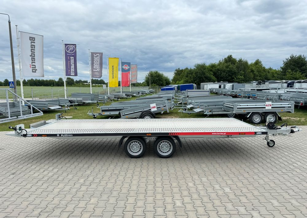 Lorries PLI-35 5521 - laweta 3500kg, wypełnienie ALU, lampy LED - Autotransporter Anhänger: das Bild 2 Lorries PLI-35 5521 - laweta 3500kg, wypełnienie ALU, lampy LED - Autotransporter Anhänger: das Bild 2