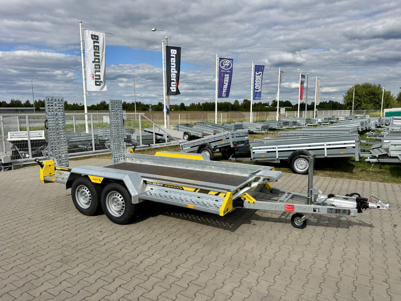 TA-NO BOB 35.36 | 3500kg | 360x179 cm - Baumaschinenanhänger: das Bild 1 TA-NO BOB 35.36 | 3500kg | 360x179 cm - Baumaschinenanhänger: das Bild 1