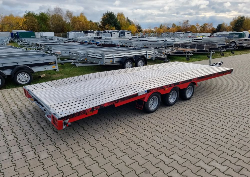 TA-NO Scorpio 55 PREMIUM laweta 3 osiowa 5.5m 3500kg DMC najazdy niski załadunek - Autotransporter Anhänger: das Bild 3 TA-NO Scorpio 55 PREMIUM laweta 3 osiowa 5.5m 3500kg DMC najazdy niski załadunek - Autotransporter Anhänger: das Bild 3