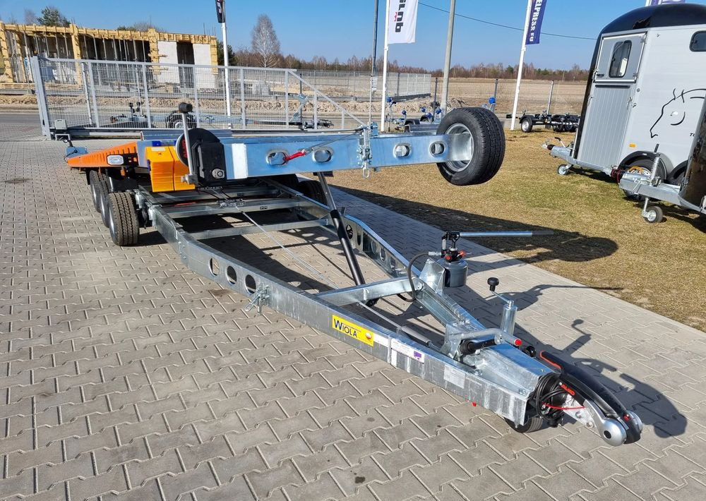 Autotransporter Anhänger neu kaufen WIOLA L35G65P hydraulic lifting 650x216 cm 3.5T GVW for vans trucks: das Bild 19
