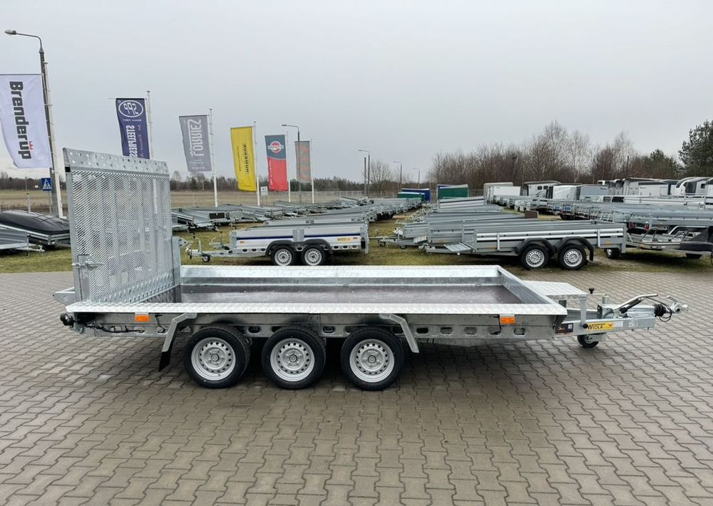 Wiola B3540 MAX - 400 x 170 cm | 2546kg ładowności | trap stalowy | 3-osiowa budowlanka - Baumaschinenanhänger: das Bild 2 Wiola B3540 MAX - 400 x 170 cm | 2546kg ładowności | trap stalowy | 3-osiowa budowlanka - Baumaschinenanhänger: das Bild 2