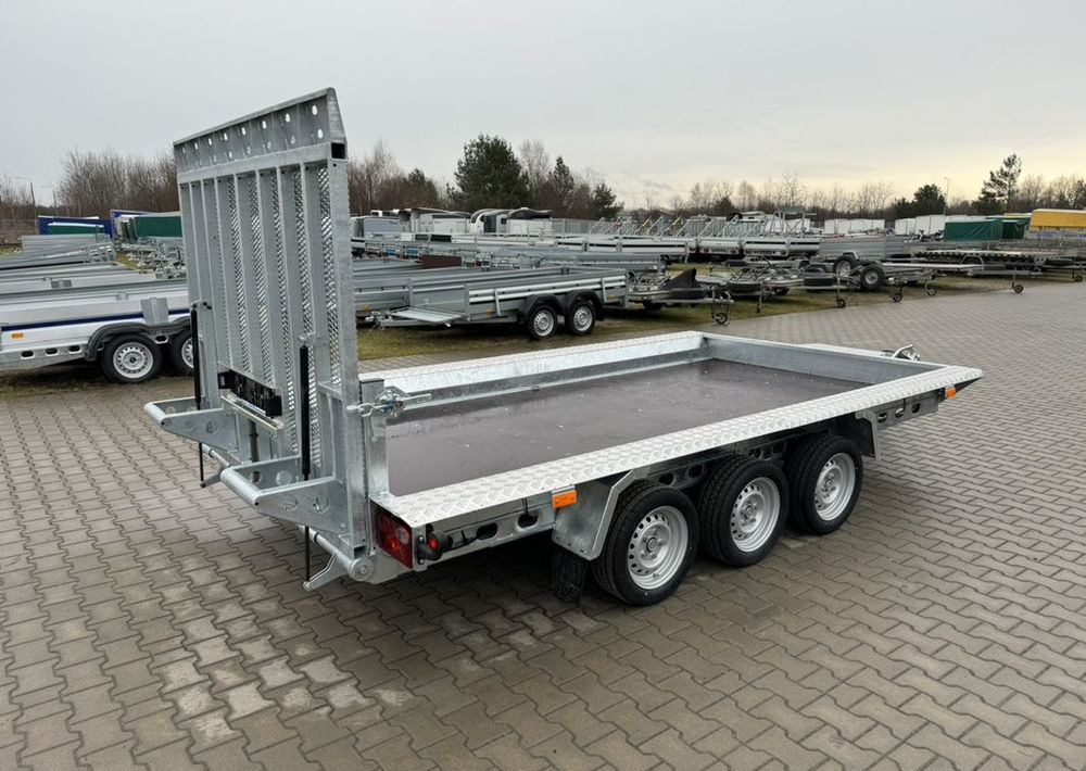 Wiola B3540 MAX - 400 x 170 cm | 2546kg ładowności | trap stalowy | 3-osiowa budowlanka - Baumaschinenanhänger: das Bild 3 Wiola B3540 MAX - 400 x 170 cm | 2546kg ładowności | trap stalowy | 3-osiowa budowlanka - Baumaschinenanhänger: das Bild 3