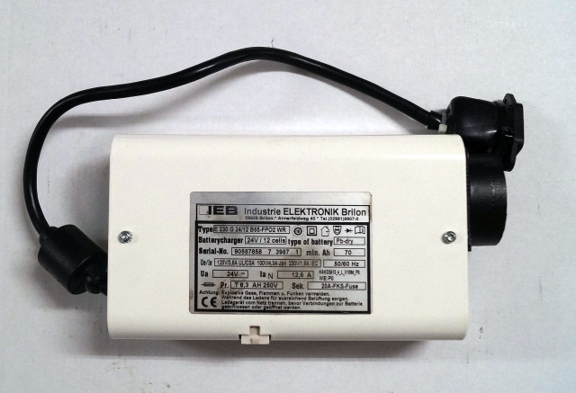 IEB 90587858 | IEB charger EFG 230 G 24/12 B65-FP02 WR 24V12,6A 220V 50/60Hz fro - Batterie für Flurförderzeug: das Bild 1 IEB 90587858 | IEB charger EFG 230 G 24/12 B65-FP02 WR 24V12,6A 220V 50/60Hz fro - Batterie für Flurförderzeug: das Bild 1