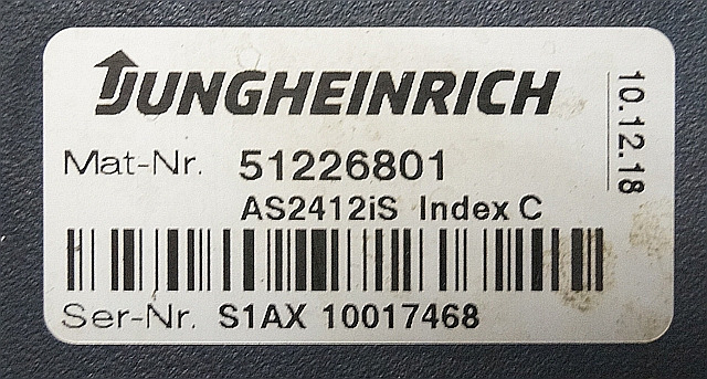 Jungheinrich 51226801 | Rij/hef/stuur regeling drive/lift/steering controller A - Steuergerät für Flurförderzeug: das Bild 2 Jungheinrich 51226801 | Rij/hef/stuur regeling drive/lift/steering controller A - Steuergerät für Flurförderzeug: das Bild 2