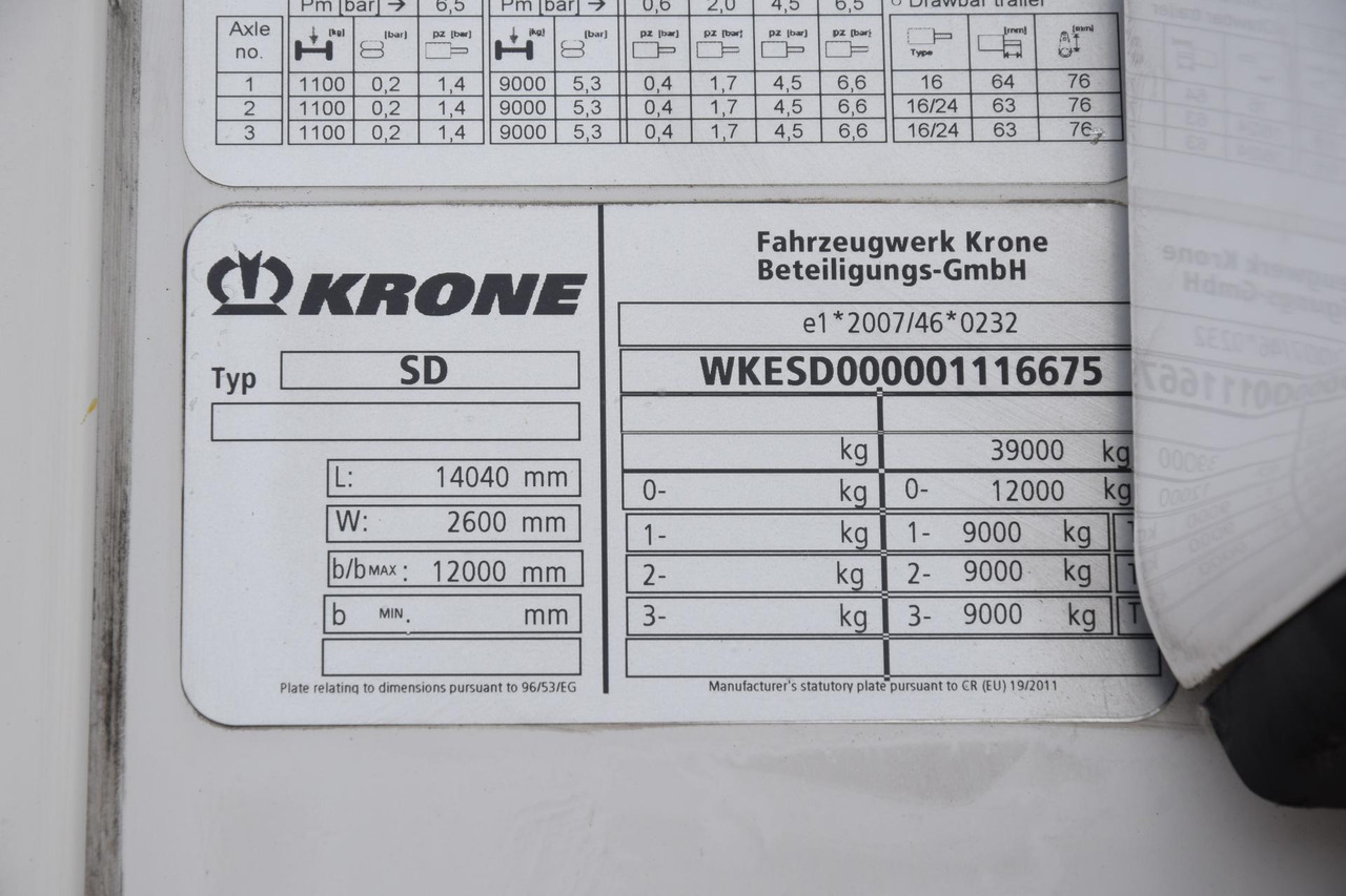 Kühlkoffer Auflieger Krone SDR Cool Liner FP 45 ThermoKing SLXi 300: das Bild 15