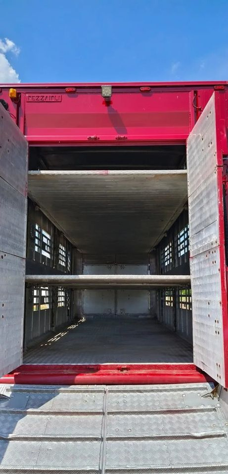 Tiertransporter Anhänger Pezzaioli RBA 32/TRZYOSIOWA PRZYCZEPA-2XBYDŁO,3X TRZODA/HYDRAULICZNIE PODNOSZONY DACH I PODŁOGI / OŚ ŚRODKOWA PODNOSZONA: das Bild 13