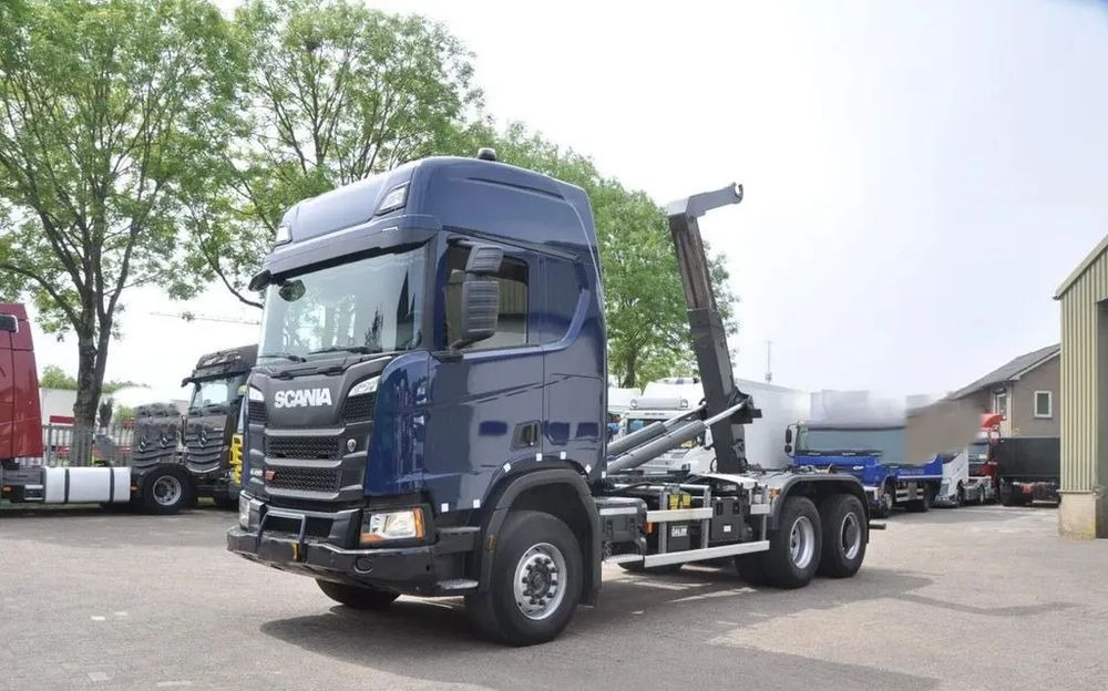 Scania R450 XT / 6X4/ RETARDER/EURO 6/OŚ PODNOSZONA Z NAPĘDEM/ - Abrollkipper: das Bild 3 Scania R450 XT / 6X4/ RETARDER/EURO 6/OŚ PODNOSZONA Z NAPĘDEM/ - Abrollkipper: das Bild 3