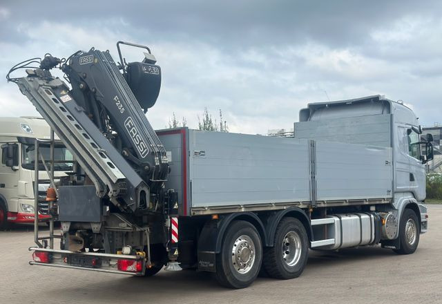 Scania R500 V8 6x2 |platforma budowlana z HDS FASSI F235 sterowanie radiowe | Euro5| Oś tylna: podnoszona i skrętna - Pritsche LKW, Autokran: das Bild 4 Scania R500 V8 6x2 |platforma budowlana z HDS FASSI F235 sterowanie radiowe | Euro5| Oś tylna: podnoszona i skrętna - Pritsche LKW, Autokran: das Bild 4