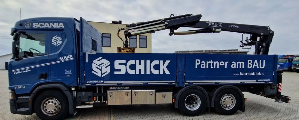 Scania Scania/ R 500/ 6x2 /Fassi F 215 AS - Pritsche LKW, Autokran: das Bild 3 Scania Scania/ R 500/ 6x2 /Fassi F 215 AS - Pritsche LKW, Autokran: das Bild 3