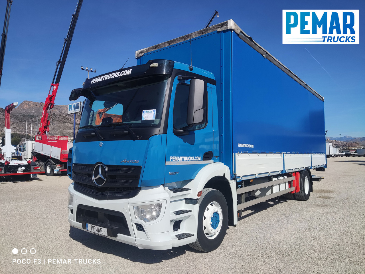 MERCEDES-BENZ ANTOS 1827 SEMITAUTLINER RETARDER - Plane LKW: das Bild 1 MERCEDES-BENZ ANTOS 1827 SEMITAUTLINER RETARDER - Plane LKW: das Bild 1