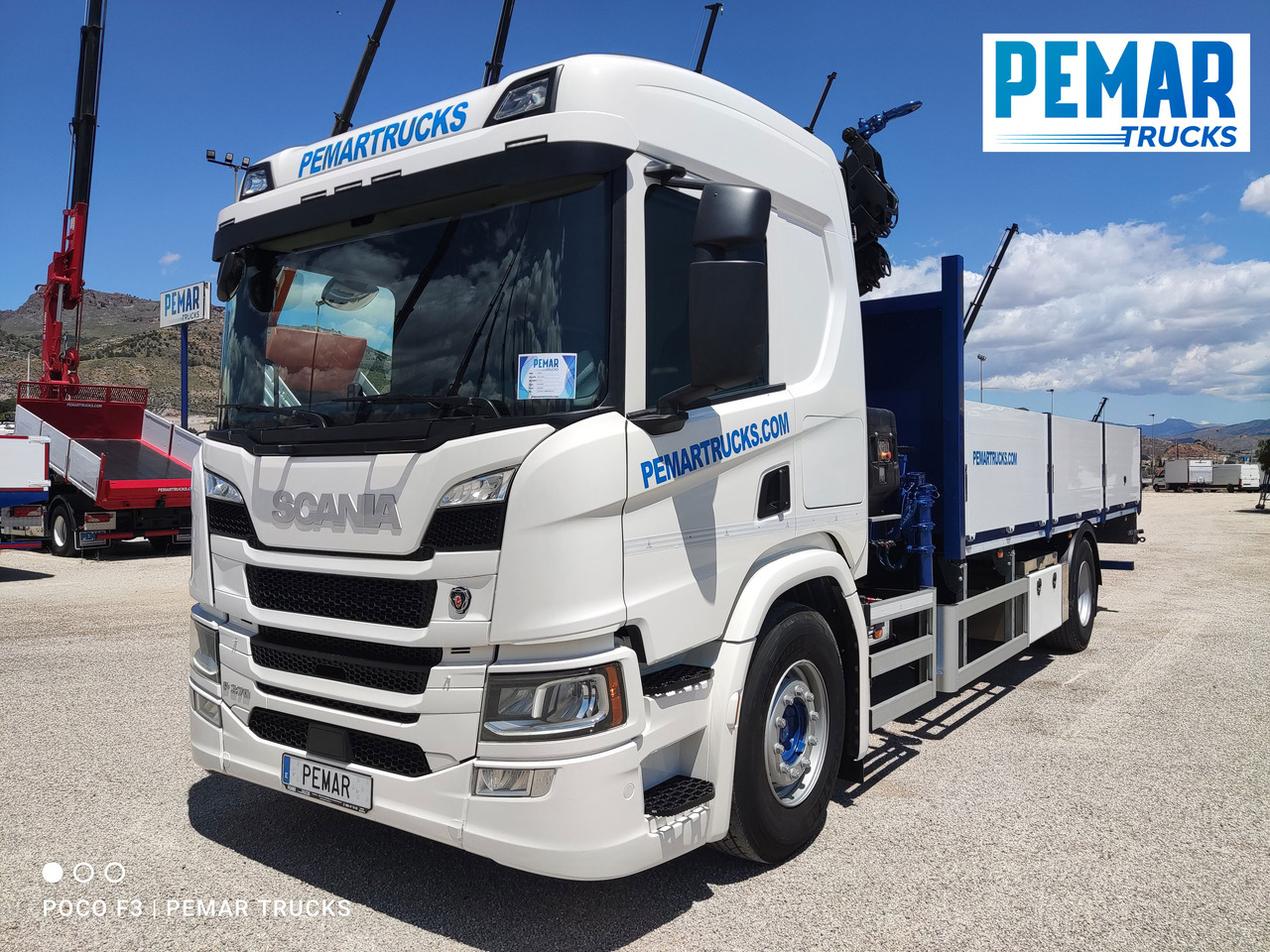 SCANIA P 370 4X2 GRUA CAJA FIJA - Pritsche LKW, Autokran: das Bild 2 SCANIA P 370 4X2 GRUA CAJA FIJA - Pritsche LKW, Autokran: das Bild 2