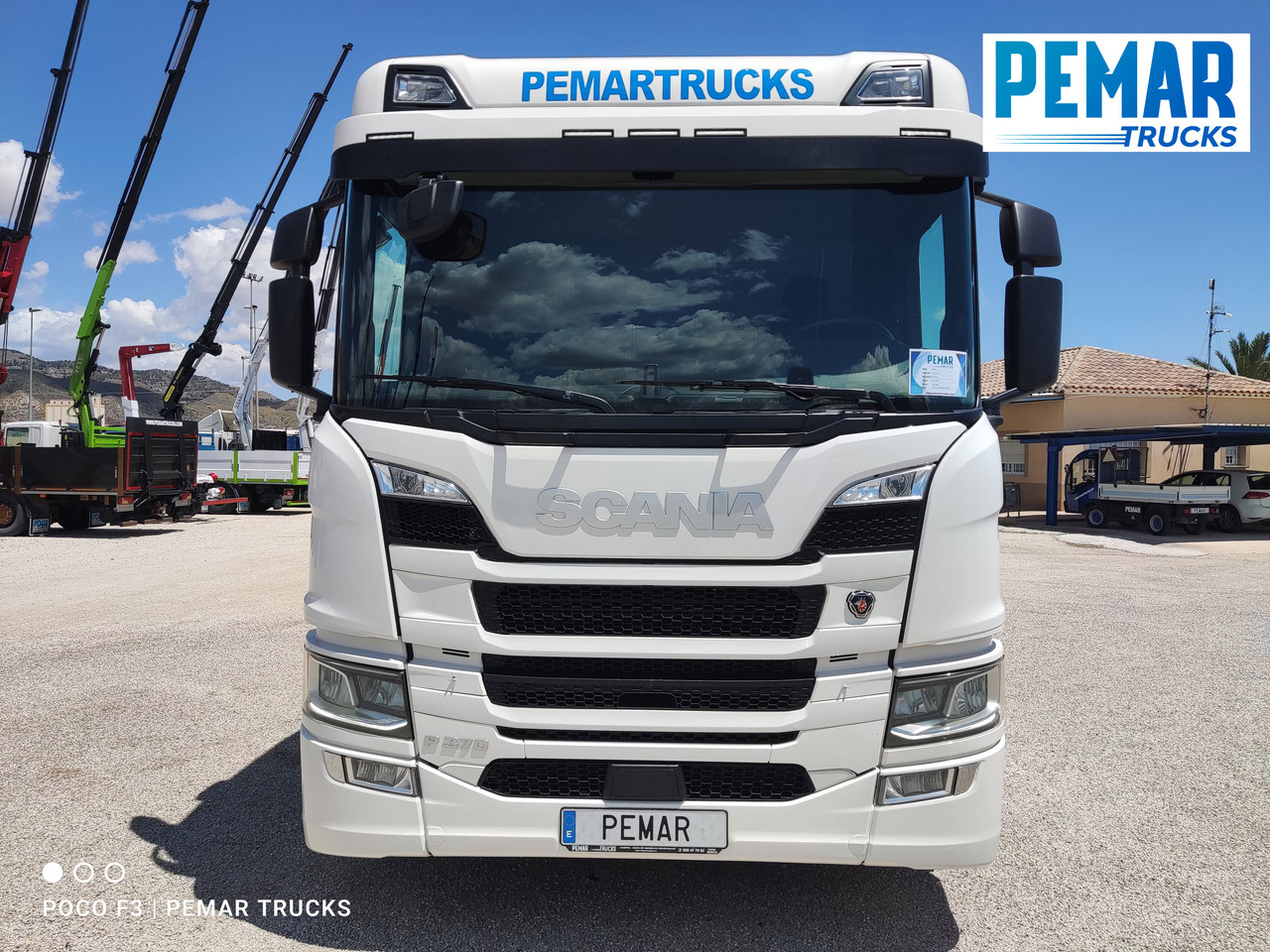 SCANIA P 370 4X2 GRUA CAJA FIJA - Pritsche LKW, Autokran: das Bild 3 SCANIA P 370 4X2 GRUA CAJA FIJA - Pritsche LKW, Autokran: das Bild 3