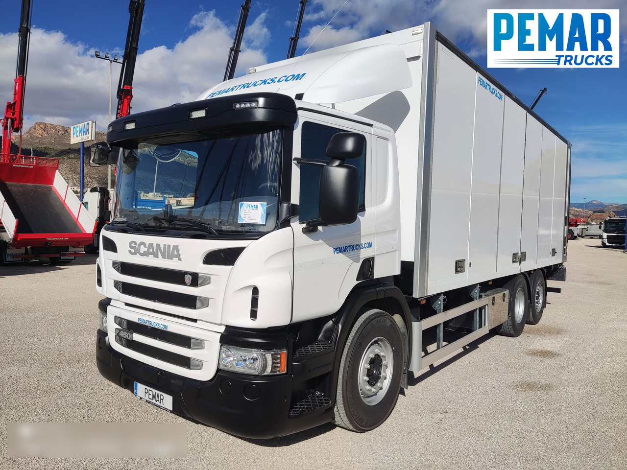 SCANIA P 450 6X2 CAJA CERRADA - Koffer LKW: das Bild 1 SCANIA P 450 6X2 CAJA CERRADA - Koffer LKW: das Bild 1