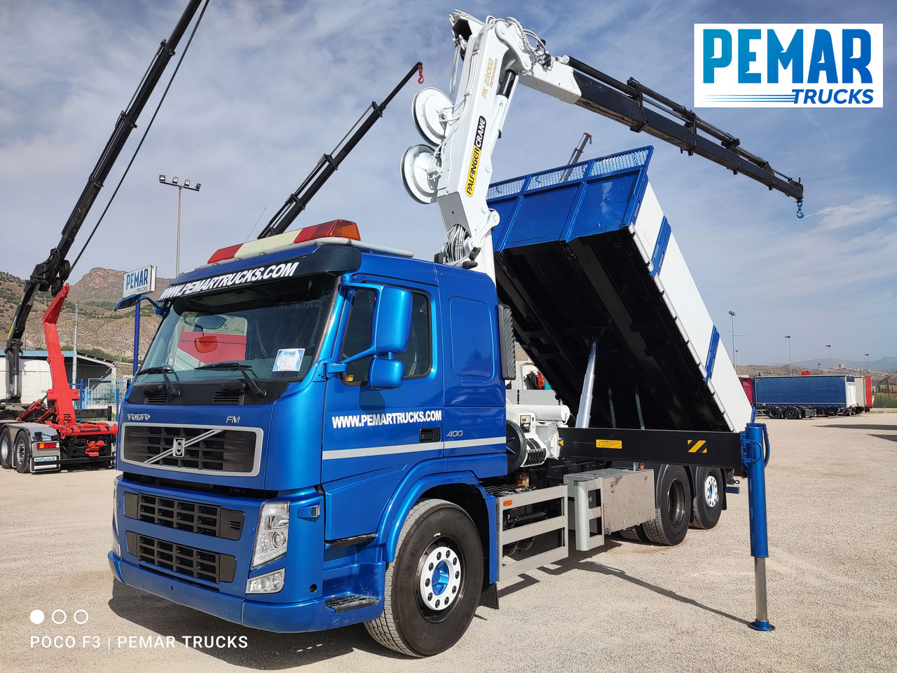 VOLVO FM 400 6X2 GRUA PALFINGER PK 23002 BASCULANTE - Kipper, Autokran: das Bild 1 VOLVO FM 400 6X2 GRUA PALFINGER PK 23002 BASCULANTE - Kipper, Autokran: das Bild 1