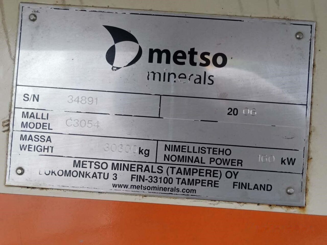 Backenbrecher Metso C3054: das Bild 8