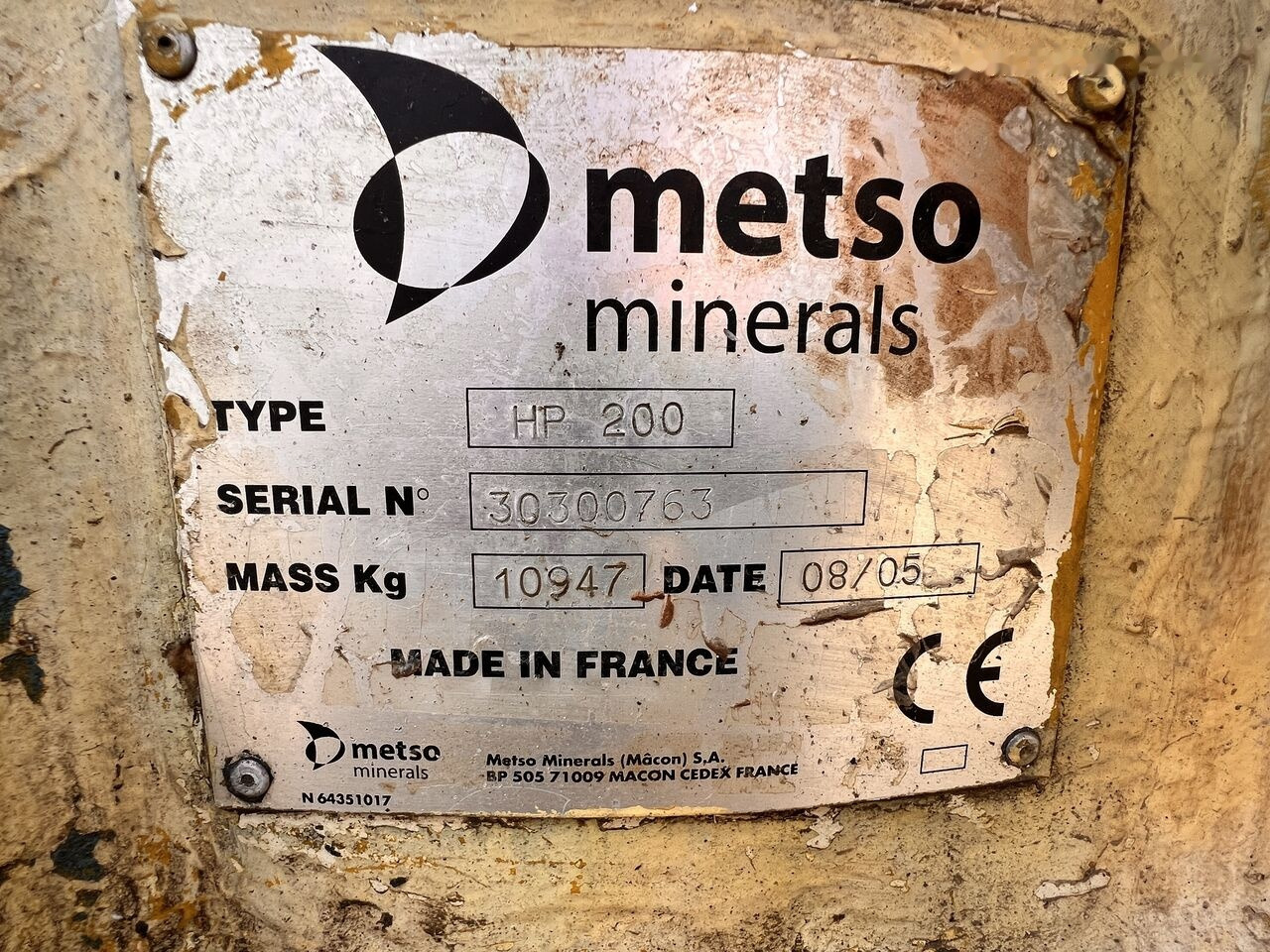 Metso HP200 Cone Crusher | Made in France - Kegelbrecher: das Bild 4 Metso HP200 Cone Crusher | Made in France - Kegelbrecher: das Bild 4
