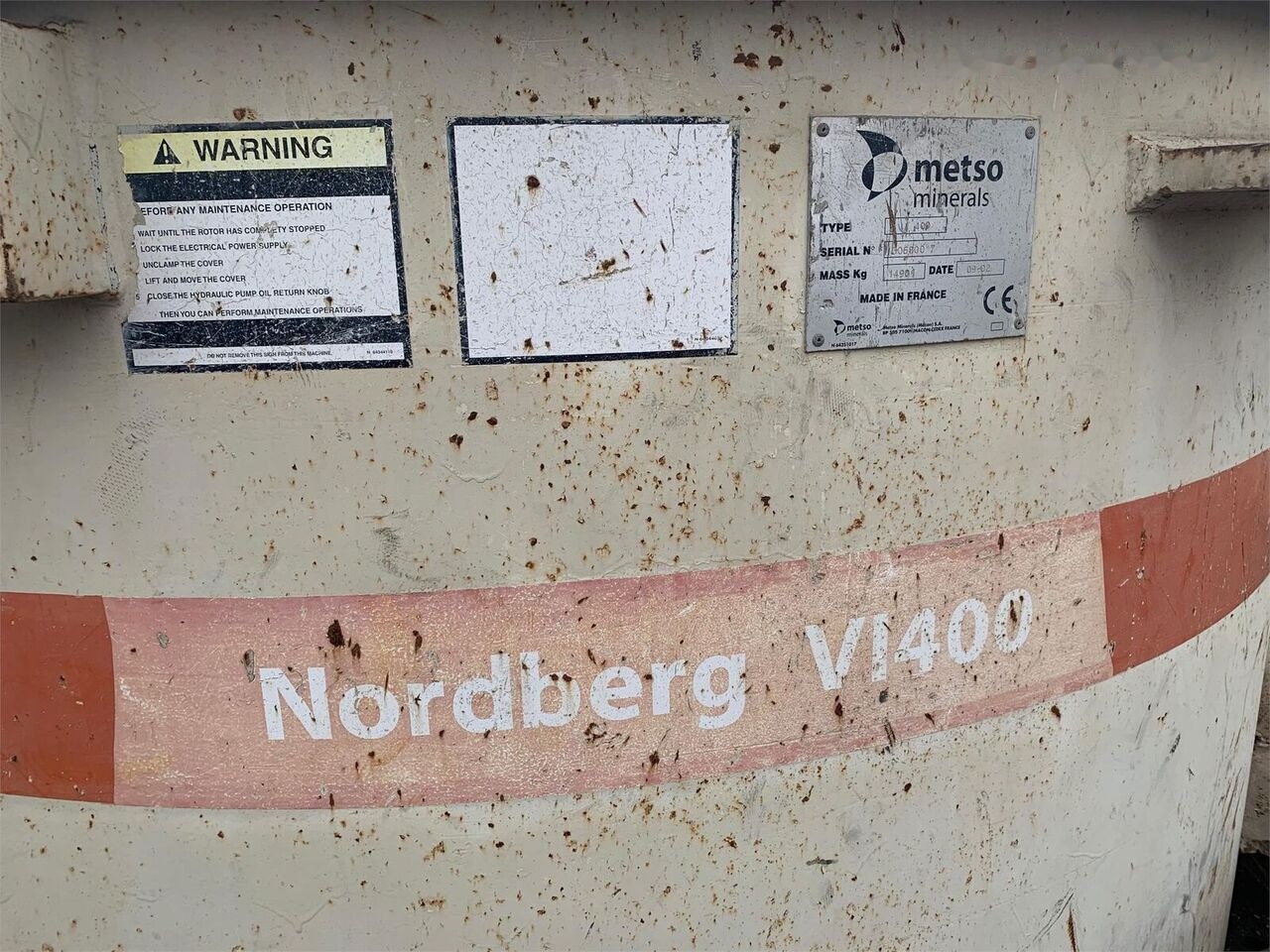Nordberg VI400 - Kegelbrecher: das Bild 2 Nordberg VI400 - Kegelbrecher: das Bild 2