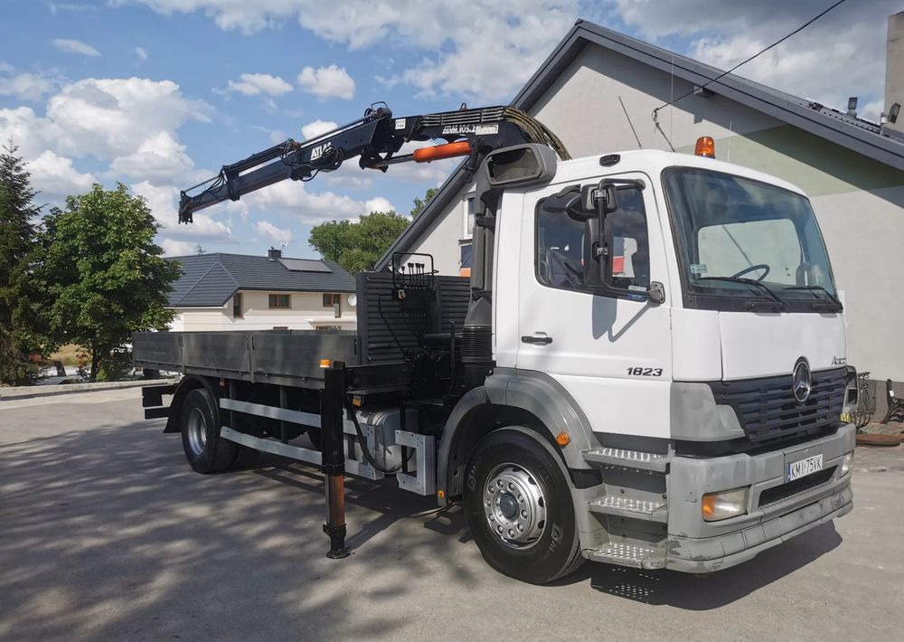 Mercedes-Benz Atego 1823 żuraw HDS Atlas 105.2 koła 315/80R22,5 - Pritsche LKW, Autokran: das Bild 3 Mercedes-Benz Atego 1823 żuraw HDS Atlas 105.2 koła 315/80R22,5 - Pritsche LKW, Autokran: das Bild 3