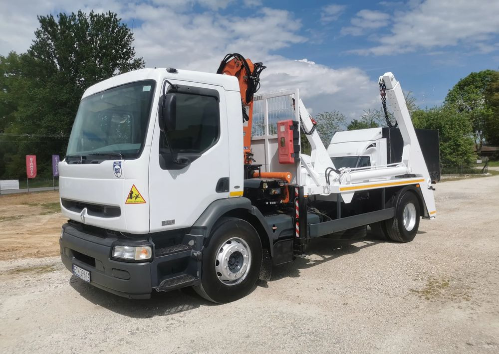 Renault Premium 270DCi + żuraw HDS Atlas 105.2 + Bramowiec MEILLER 12t Kontener - Absetzkipper: das Bild 1 Renault Premium 270DCi + żuraw HDS Atlas 105.2 + Bramowiec MEILLER 12t Kontener - Absetzkipper: das Bild 1