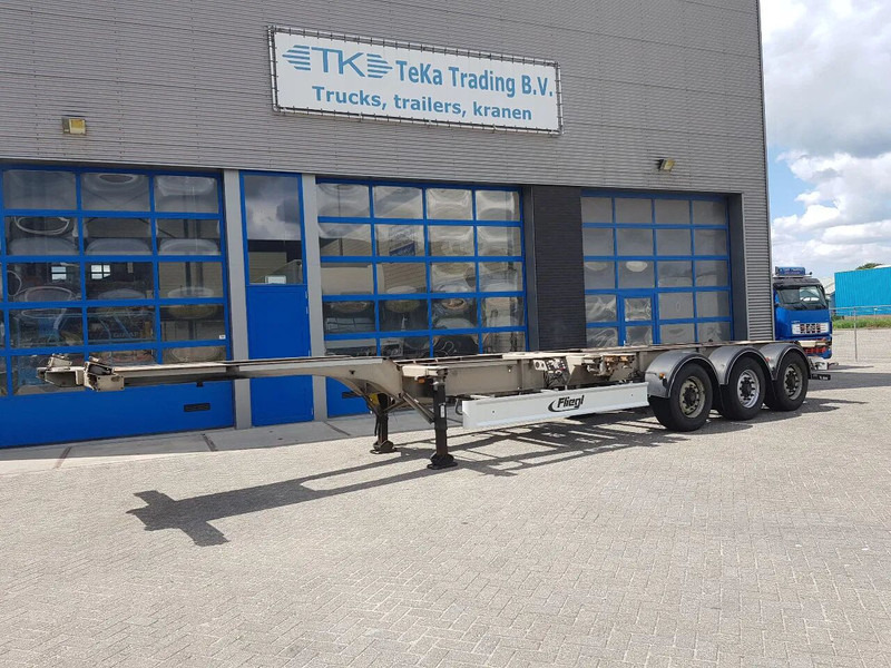 Fliegl SDS 380 MULTI BPW Disc Lift axle - Container/ Wechselfahrgestell Auflieger: das Bild 1 Fliegl SDS 380 MULTI BPW Disc Lift axle - Container/ Wechselfahrgestell Auflieger: das Bild 1