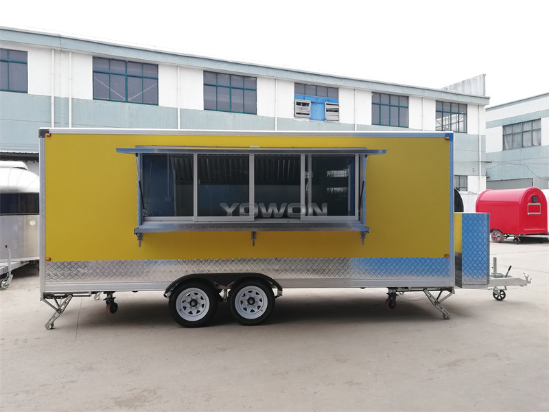 YOWON vintage model square food truck catering truck - Verkaufsanhänger: das Bild 5 YOWON vintage model square food truck catering truck - Verkaufsanhänger: das Bild 5