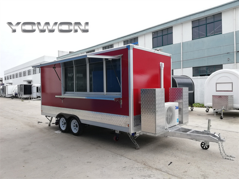 YOWON vintage model square food truck catering truck - Verkaufsanhänger: das Bild 4 YOWON vintage model square food truck catering truck - Verkaufsanhänger: das Bild 4