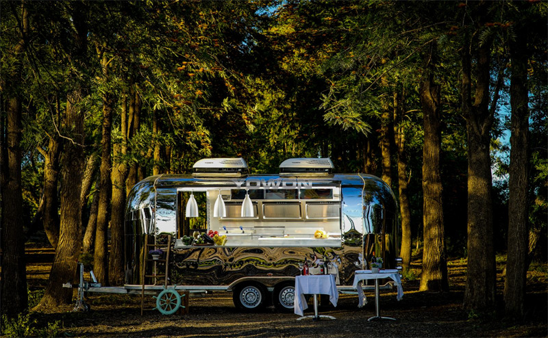 Yowon commercial food vending trailer Airstream type food truck - Verkaufsanhänger: das Bild 2 Yowon commercial food vending trailer Airstream type food truck - Verkaufsanhänger: das Bild 2