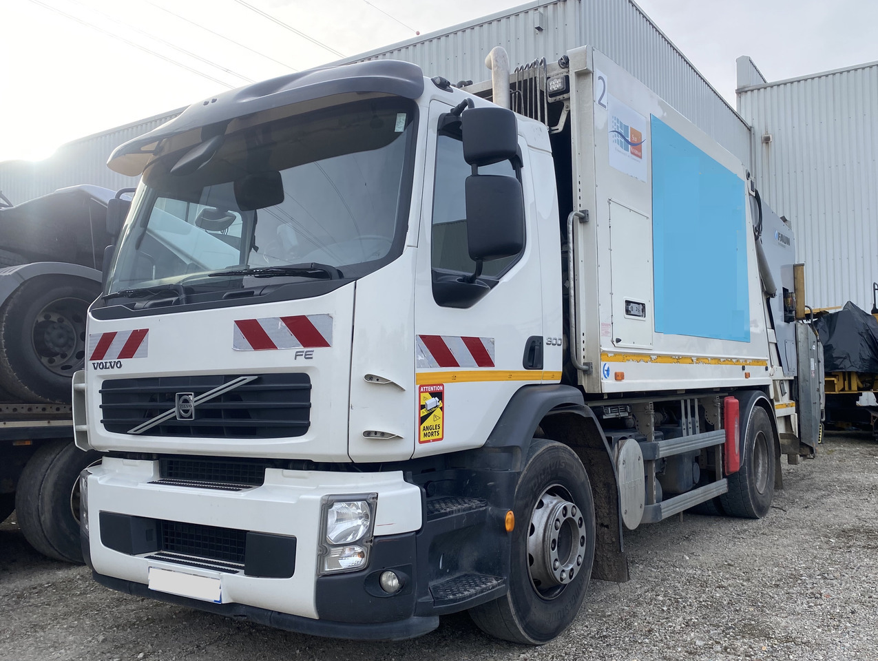 Volvo FE300 FAUN Müllwagen Garbage 2-Kammern Eu5 Top Zustand - Müllwagen: das Bild 1 Volvo FE300 FAUN Müllwagen Garbage 2-Kammern Eu5 Top Zustand - Müllwagen: das Bild 1